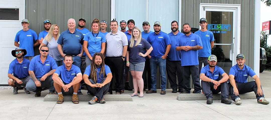 Element Turf & Outdoor Solutions, LLC group photo in Alton, IL.